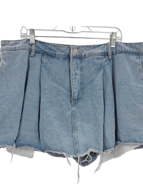 Pants - Denim Jean Skort Blue